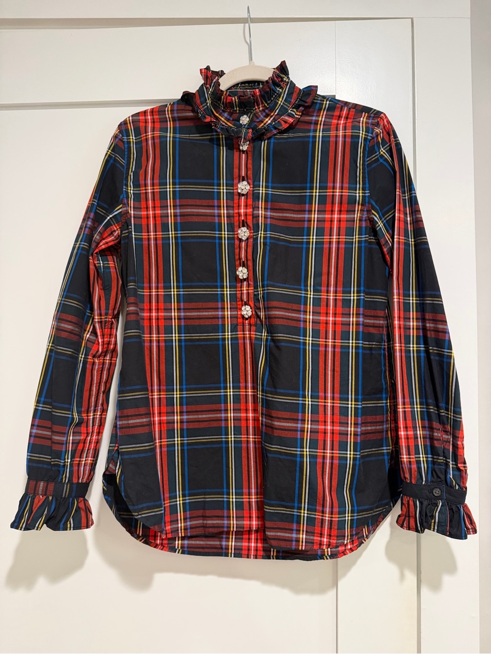 J. Crew Tartan Button Up